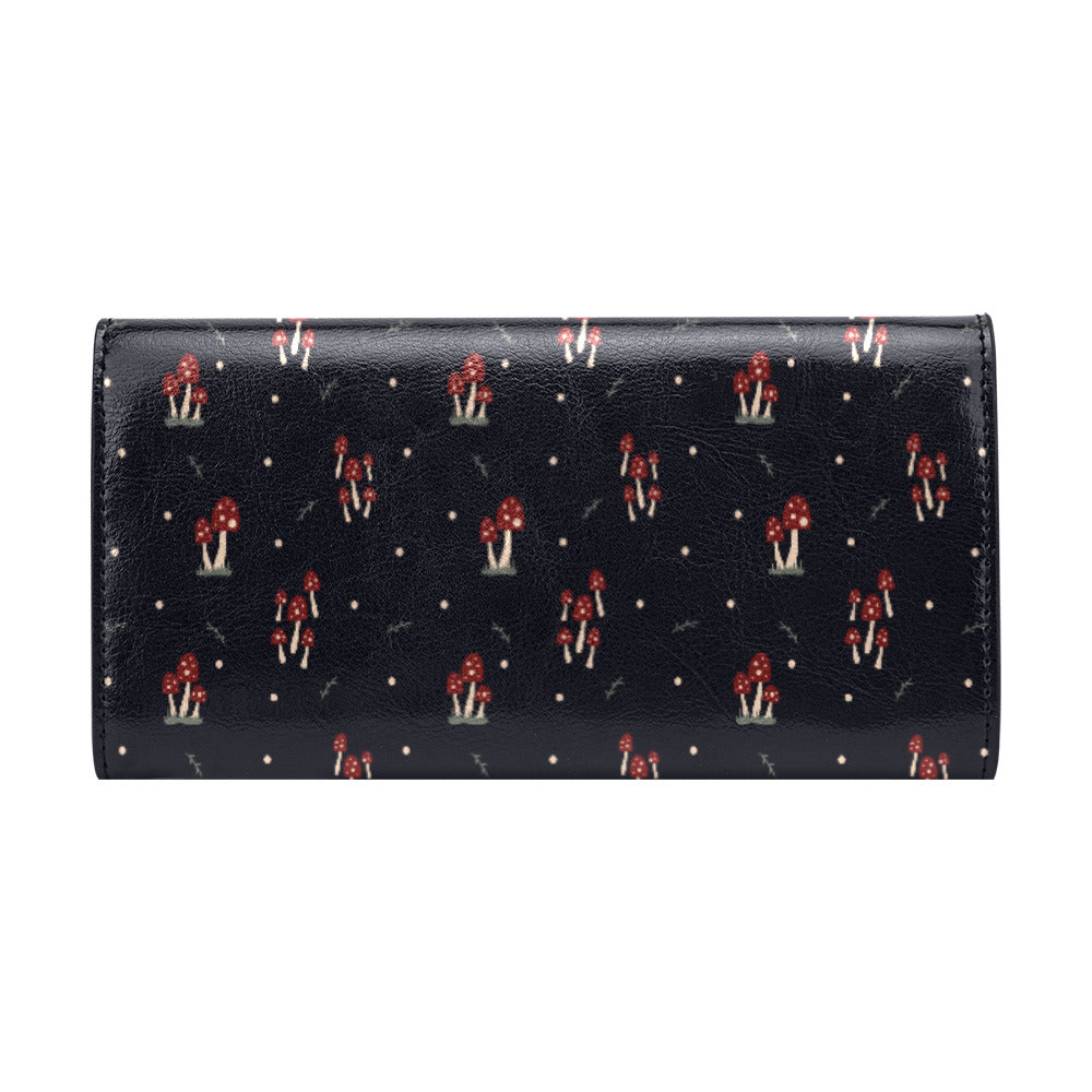 Mushroom Family Flap Wallet