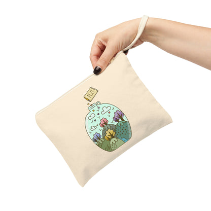 Cotton Zipper Pouch - Take Care of Our Earth