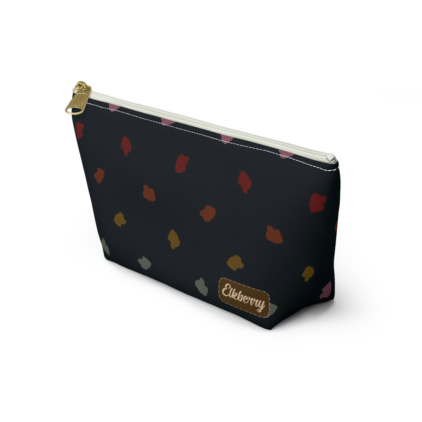 Big Bottom Zipper Pouch - Elkberry Rainbow