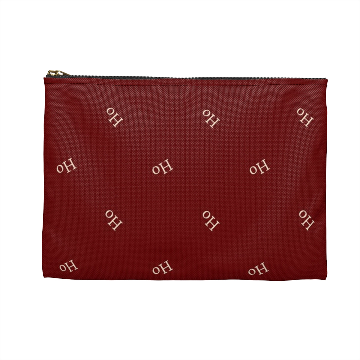 Flat Zipper Pouch - Ho! Ho! Ho!