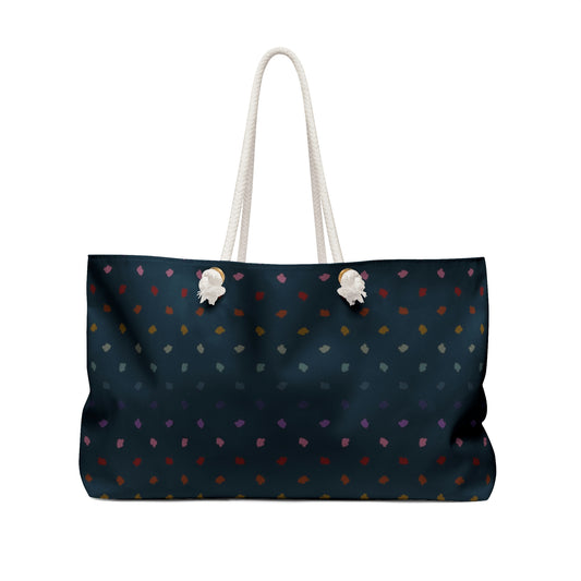 Weekender Tote Bag - Elkberry Rainbow
