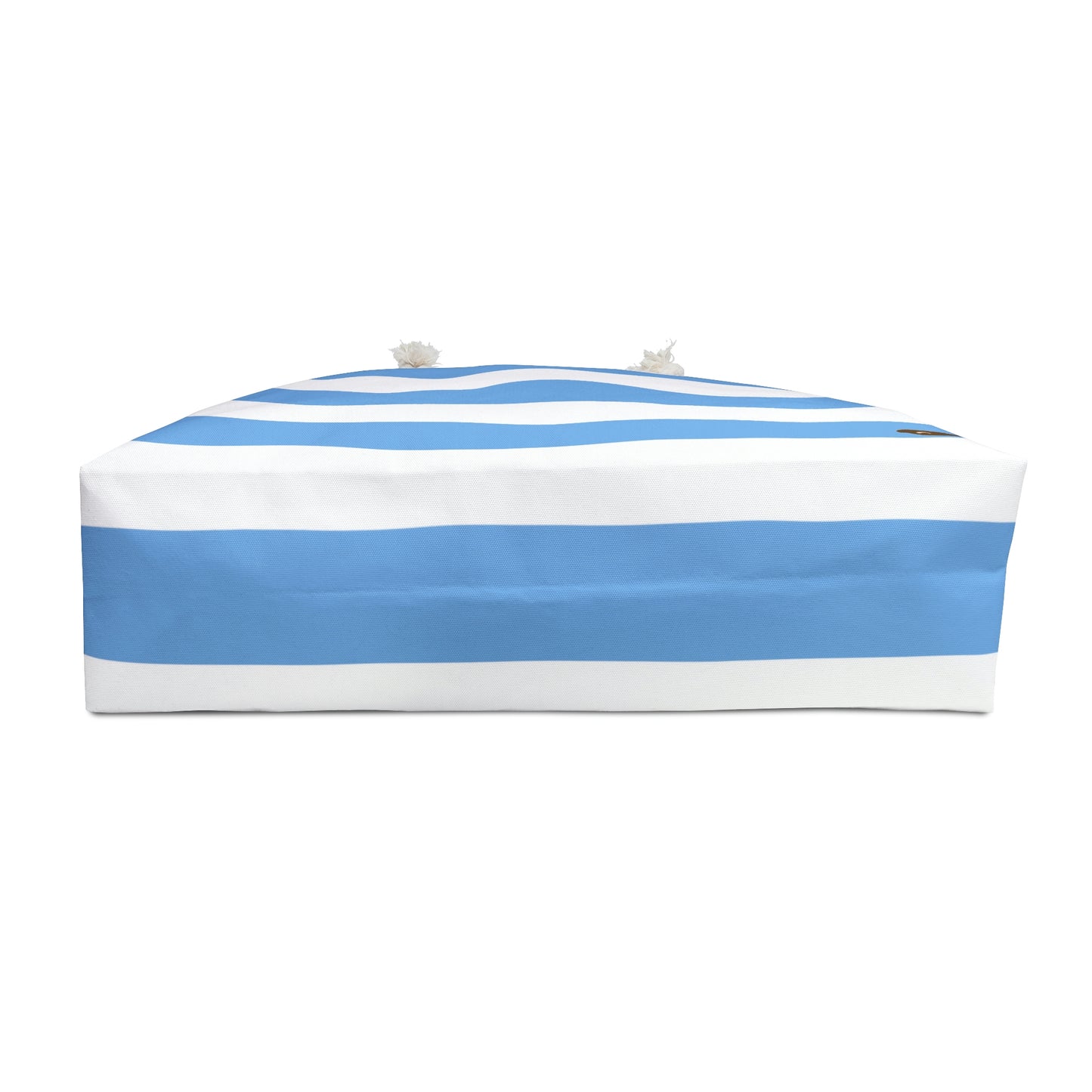Weekender Tote Bag - Light Blue/White Stripes