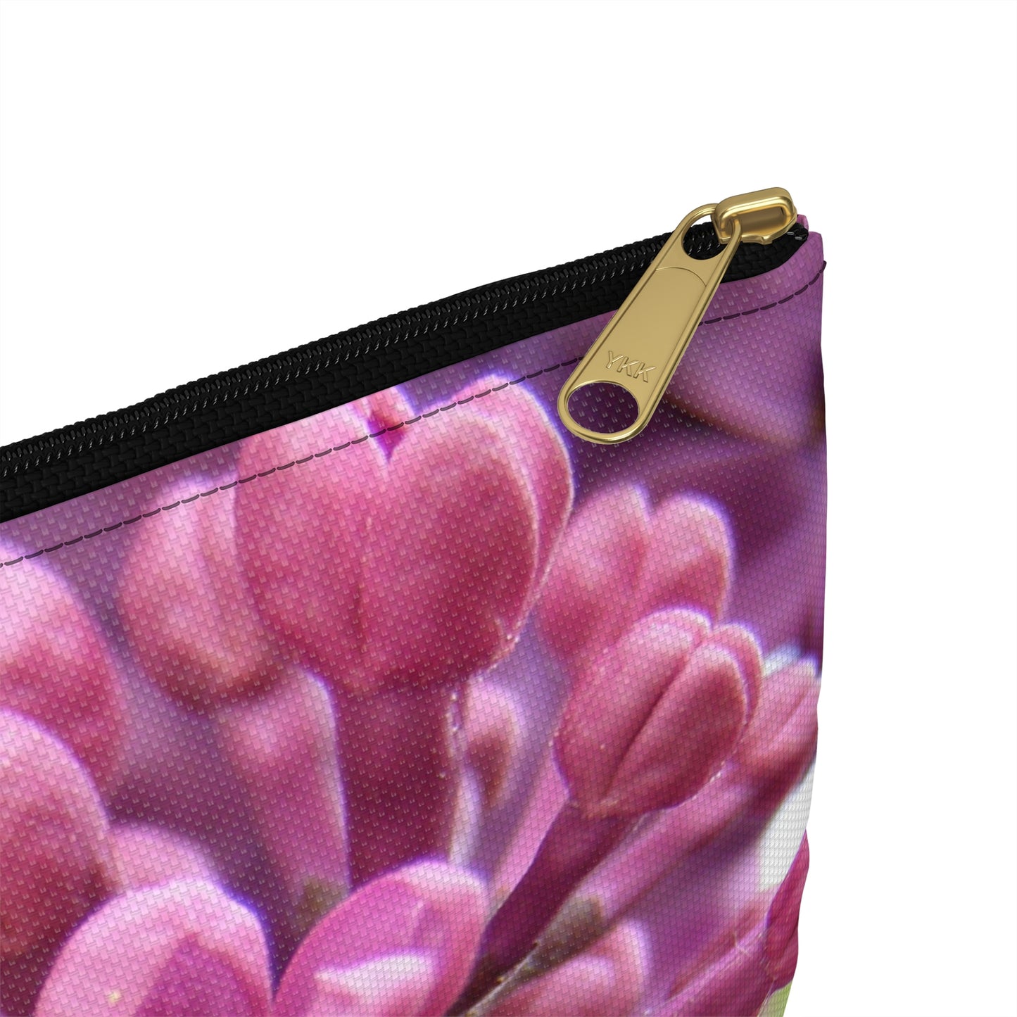 Flat Zipper Pouch - Lilacs in Bloom