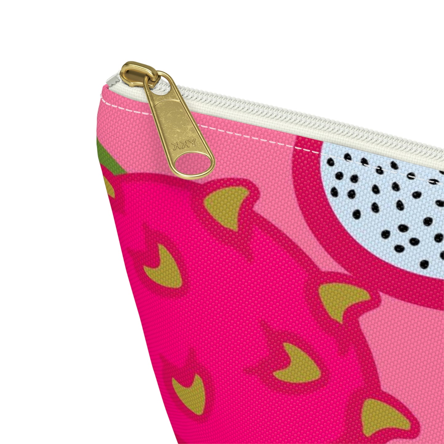 Big Bottom Zipper Pouch - Dragonfruit