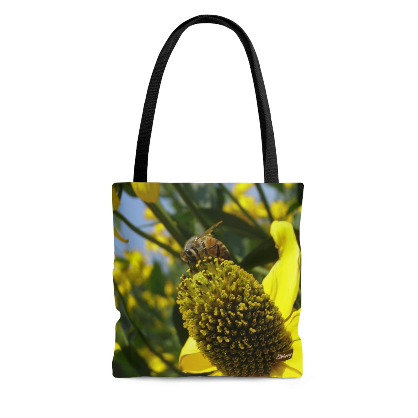 Lightweight Tote Bag - Bee on Yellow Coneflower