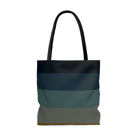 Lightweight Tote Bag - Jewel Tone Rainbow, Horizontal
