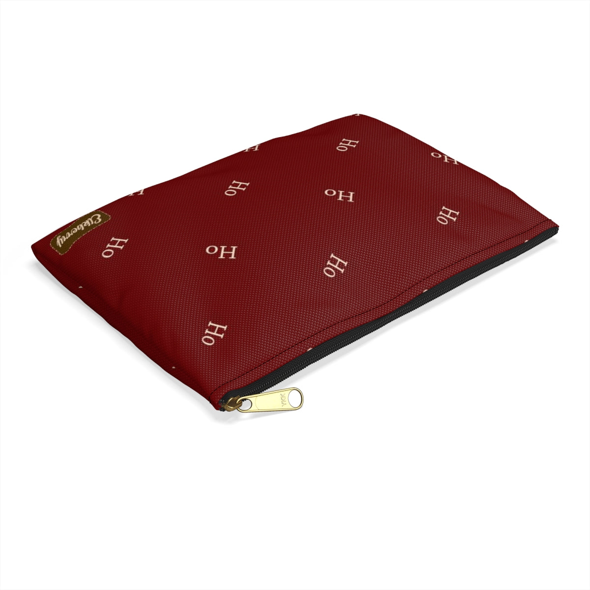 Flat Zipper Pouch - Ho! Ho! Ho!