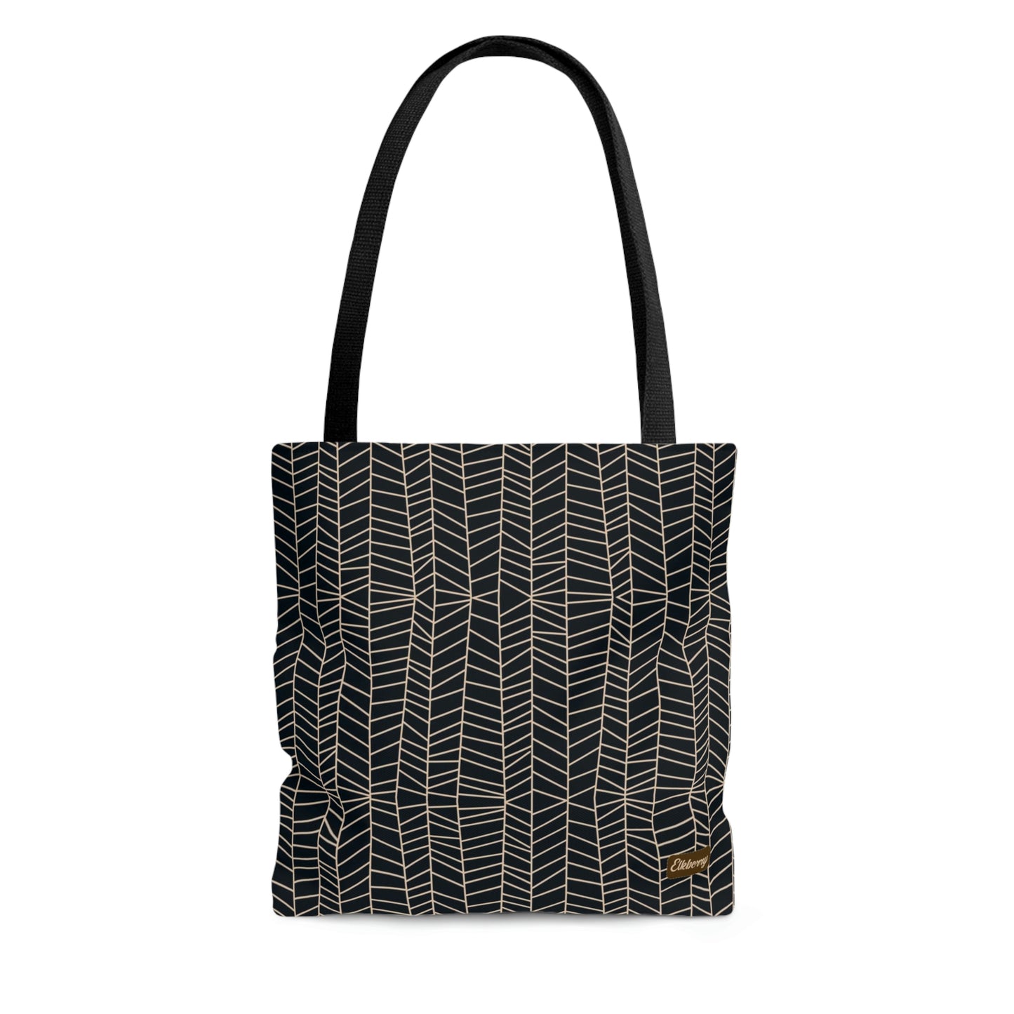 Lightweight Tote Bag - Herringbone in Navy