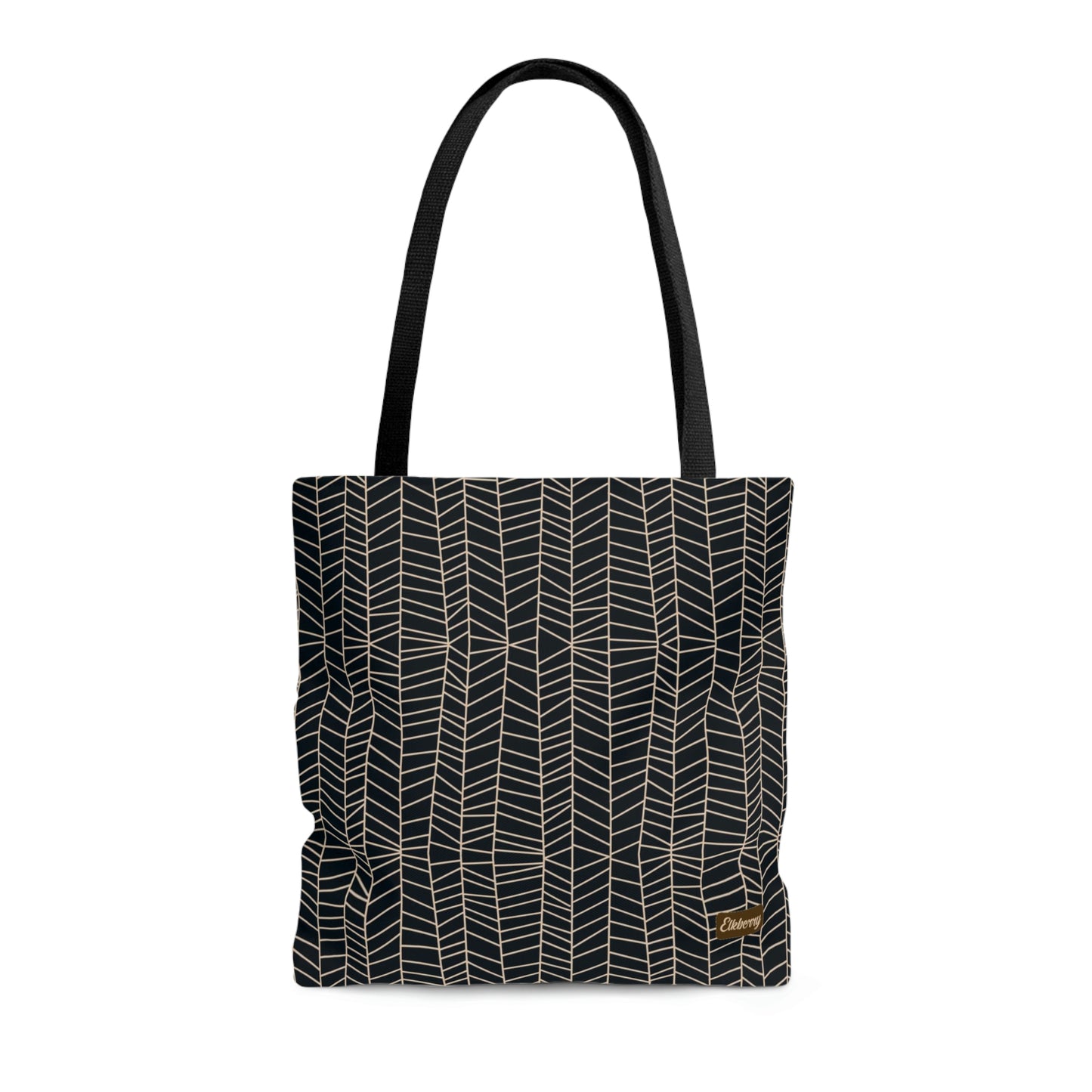 Lightweight Tote Bag - Herringbone in Navy