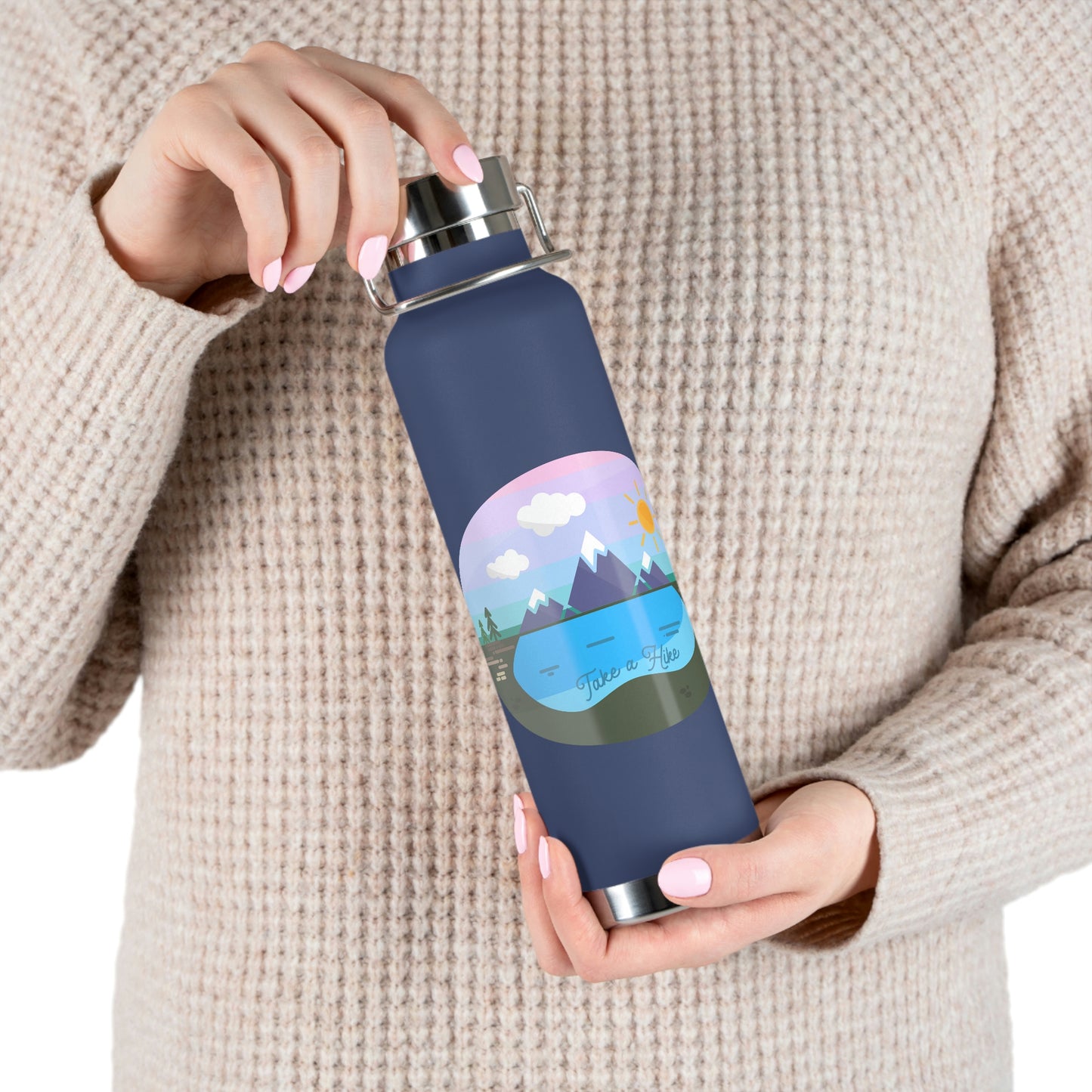 Take a Hike - Copper Vacuum Insulated Bottle, 22oz