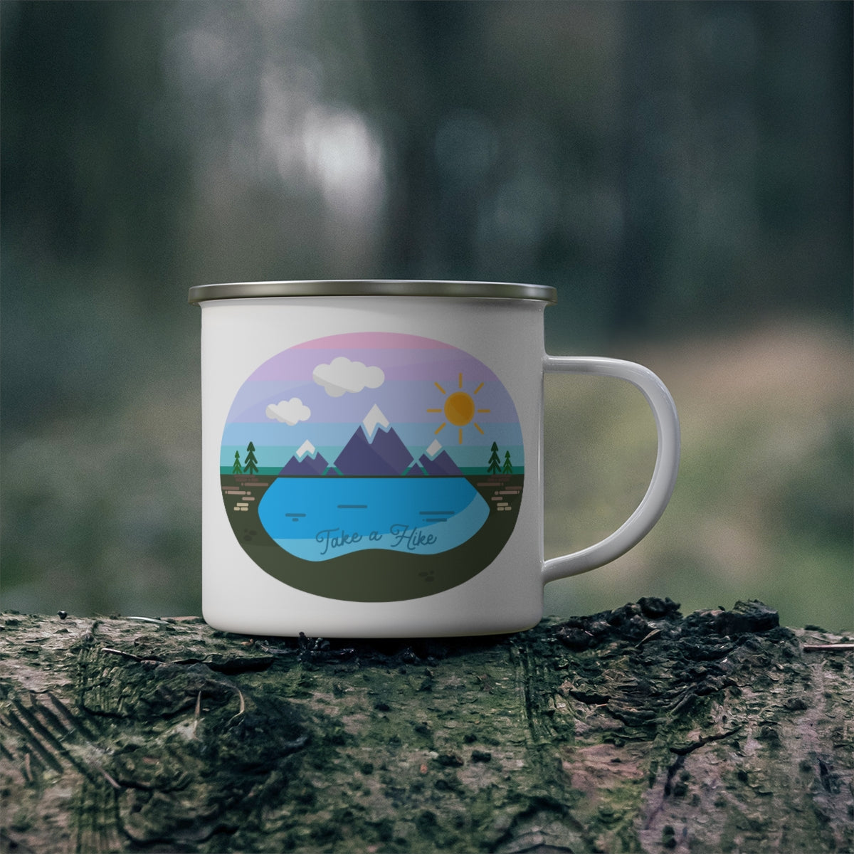 Take a Hike - Enamel Camping Mug