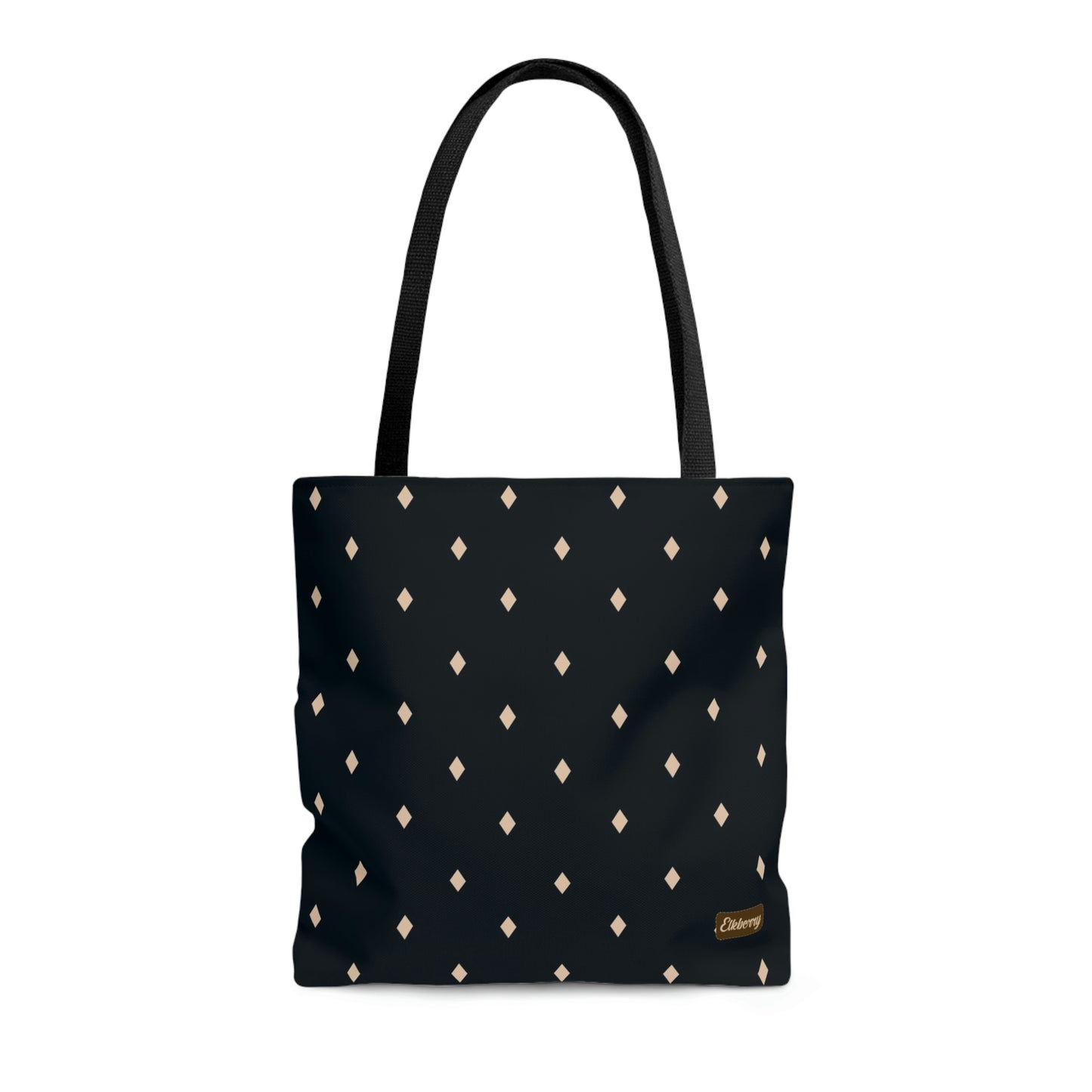 Lightweight Tote Bag - Diamonds on Navy