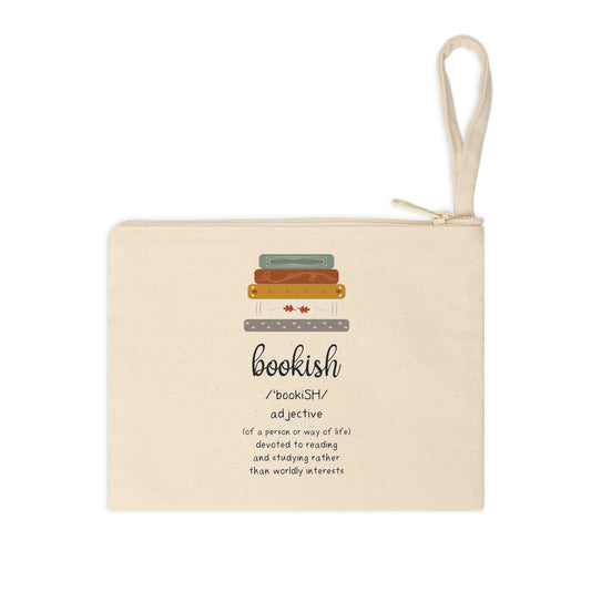 Cotton Zipper Pouch - Bookish Definition