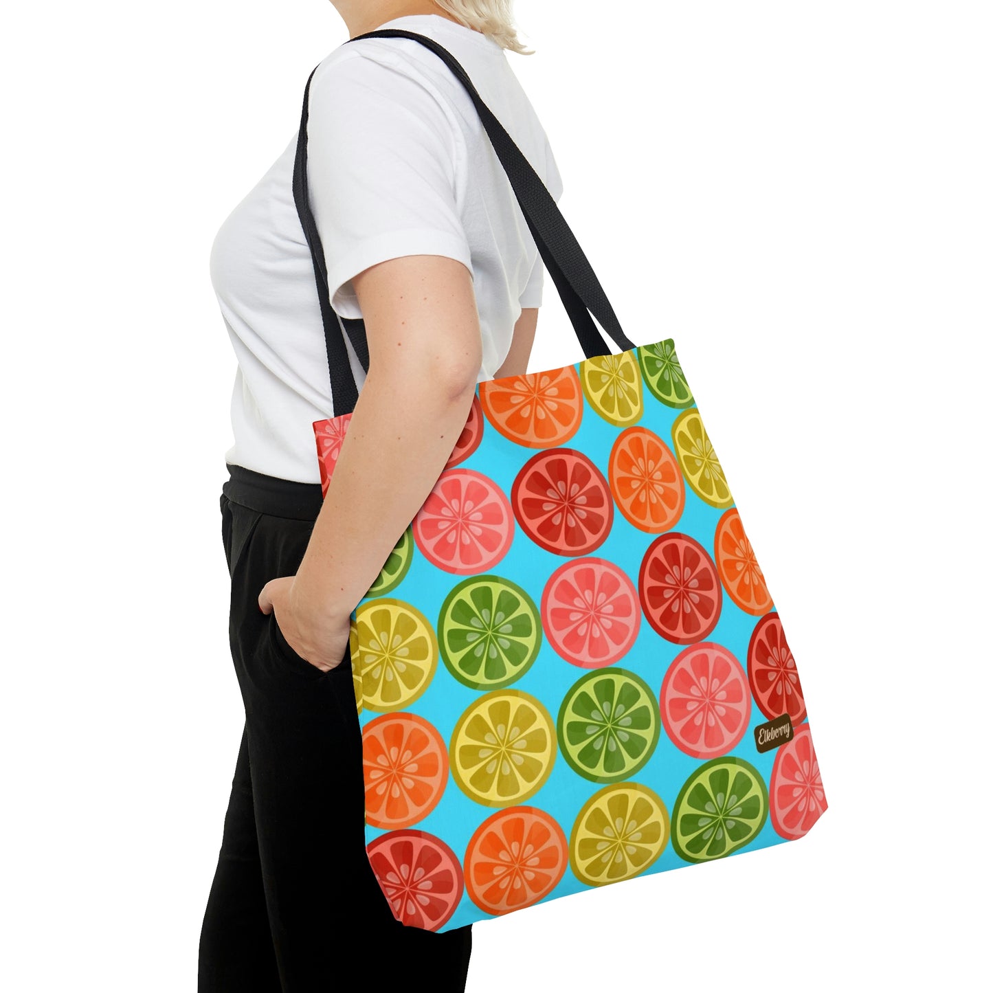 Lightweight Tote Bag - Citrus Slices