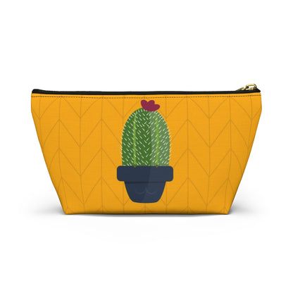 Big Bottom Zipper Pouch - Plant Nerd Cactus
