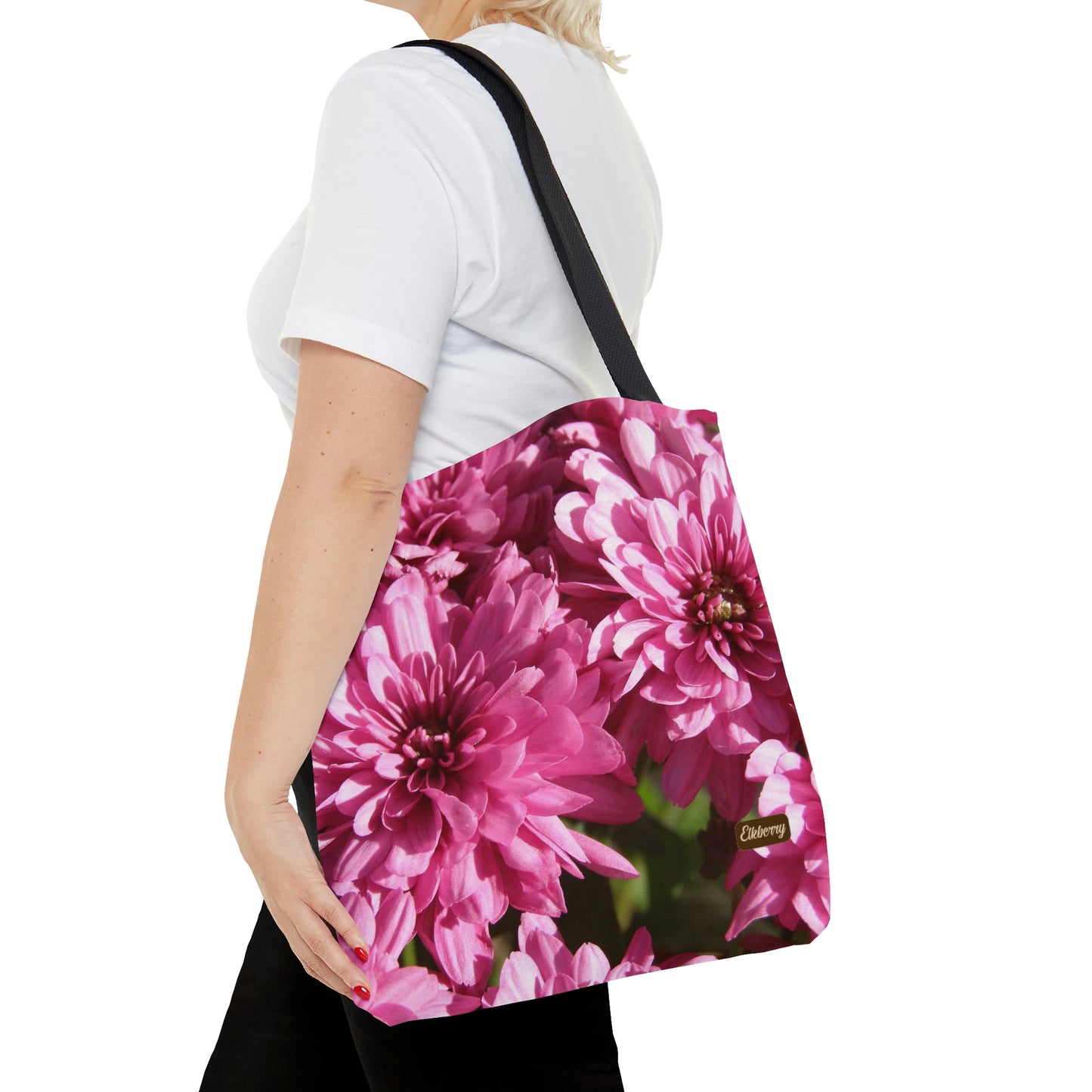 Lightweight Tote Bag - Pink Mums