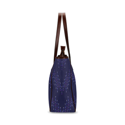 Glitter - Dark Purple Classic Tote Handbag