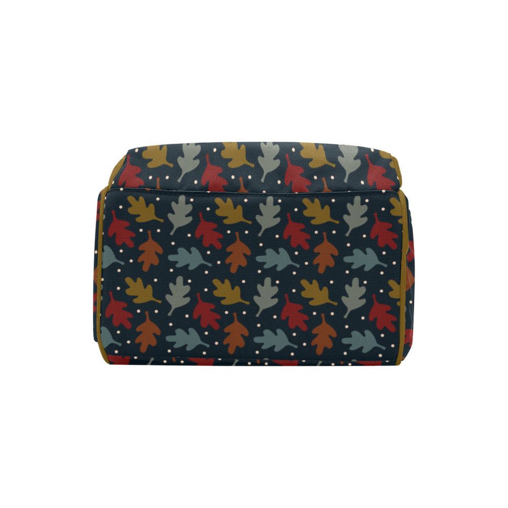 Fall Leaves - Mustard Multi-Function Backpack