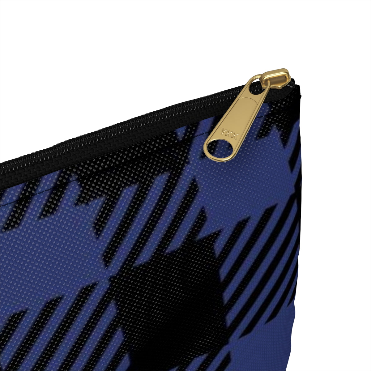 Flat Zipper Pouch - Blue Buffalo Check, Blue Plaid