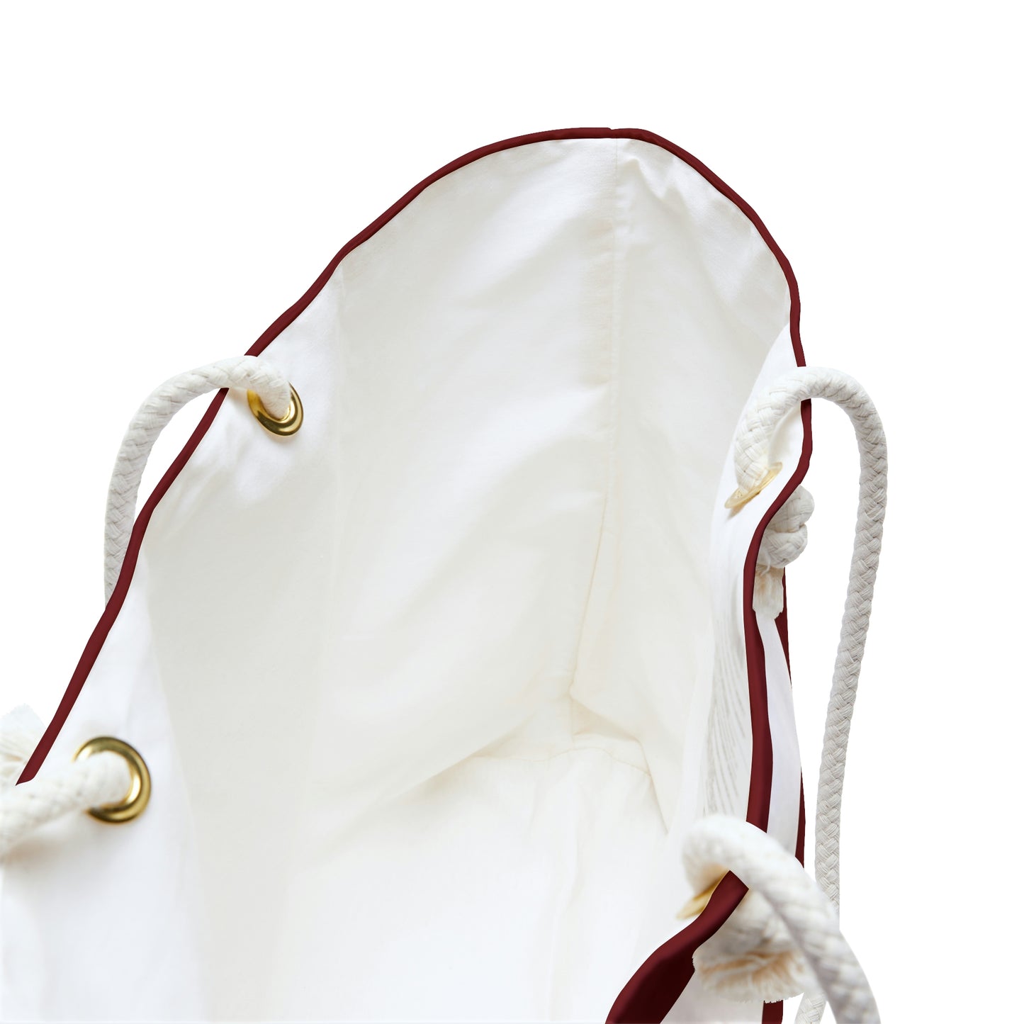Weekender Tote Bag - Berry/White Stripes
