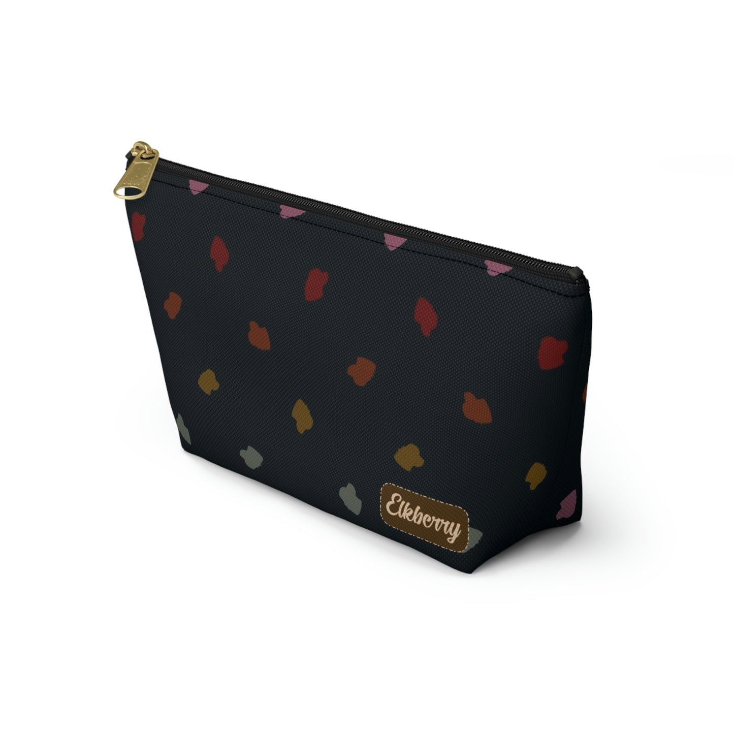 Big Bottom Zipper Pouch - Elkberry Rainbow