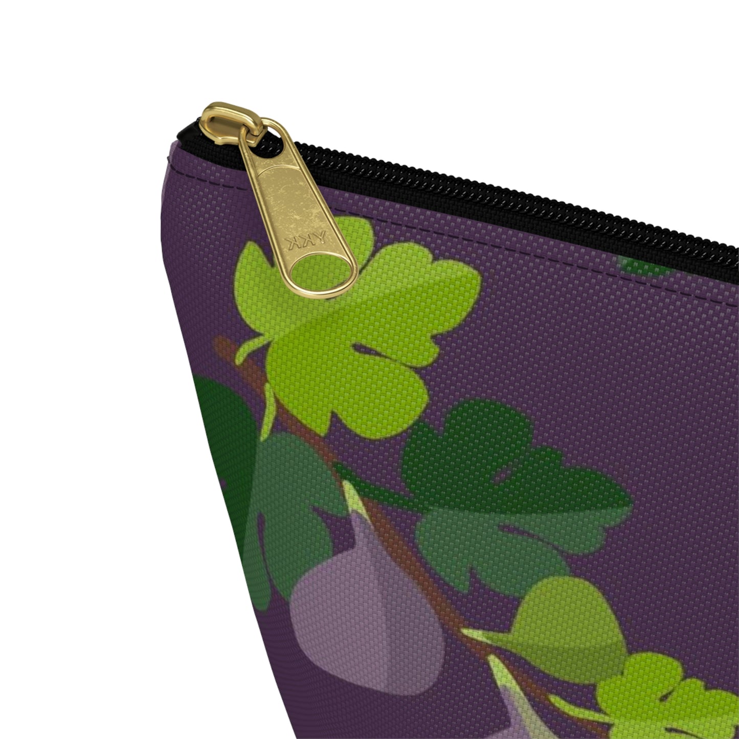 Big Bottom Zipper Pouch - Figs