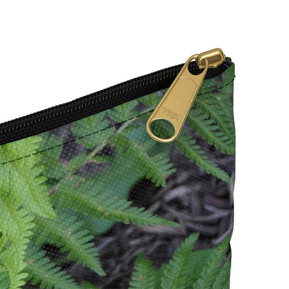 Flat Zipper Pouch - Ferns