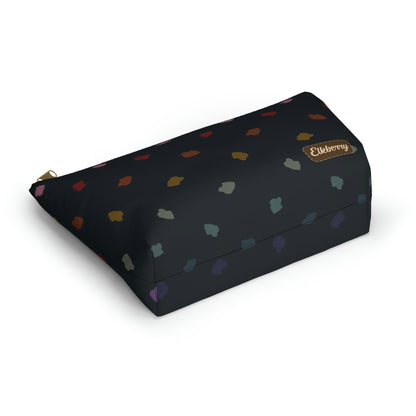 Big Bottom Zipper Pouch - Elkberry Rainbow