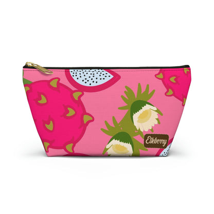 Big Bottom Zipper Pouch - Dragonfruit