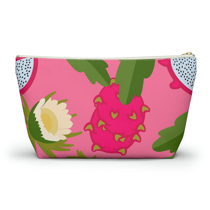 Big Bottom Zipper Pouch - Dragonfruit