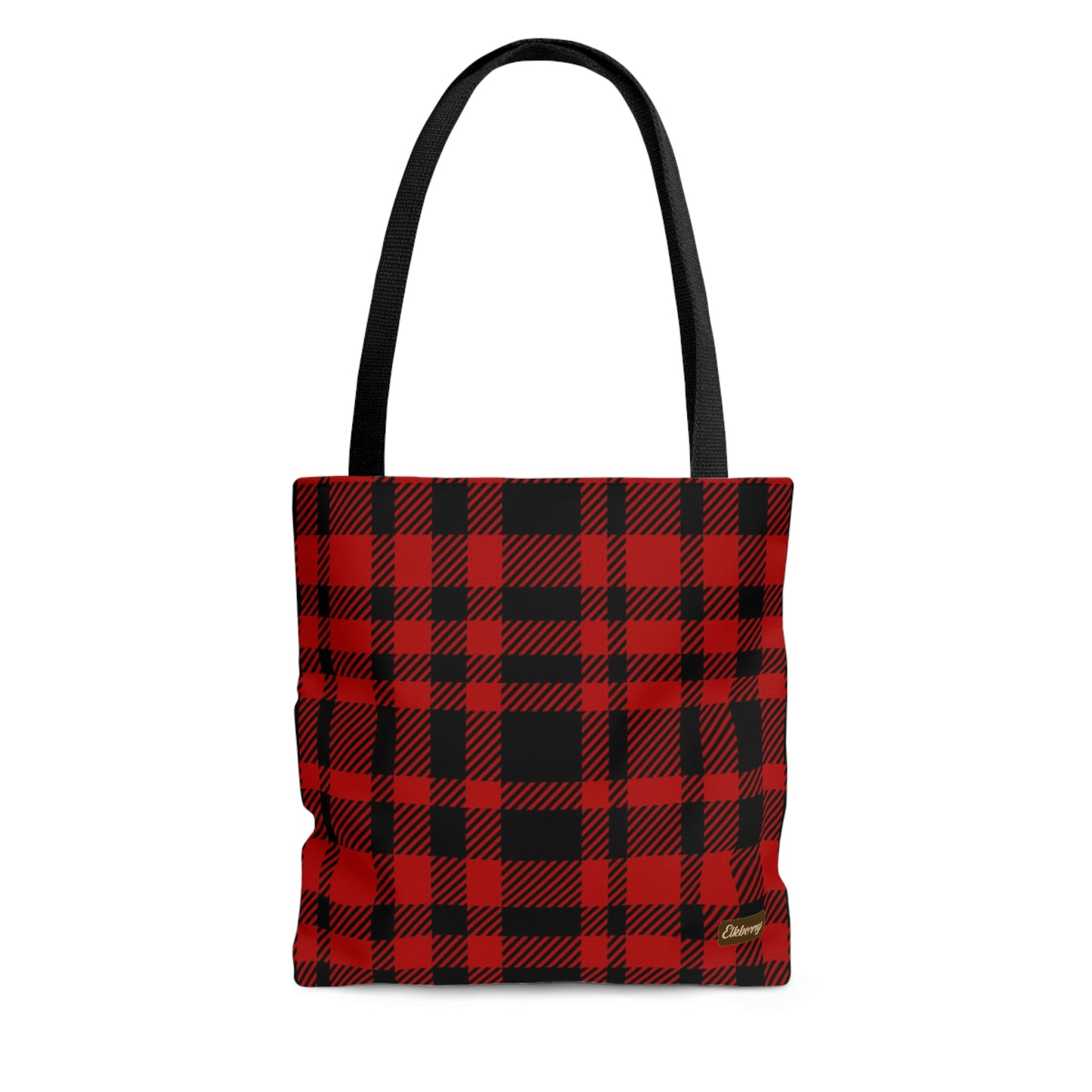 Lightweight Tote Bag - Red Buffalo Check, Red Plaid