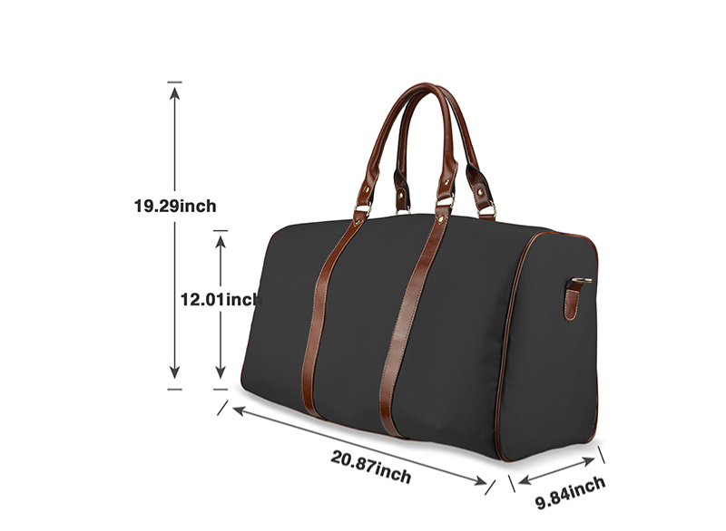Lotus - Navy Waterproof Travel Bag (Large)