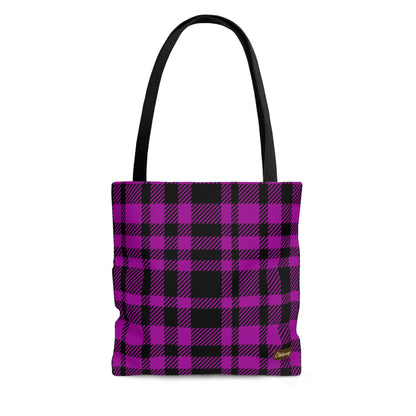 Lightweight Tote Bag - Pink Buffalo Check, Pink Plaid