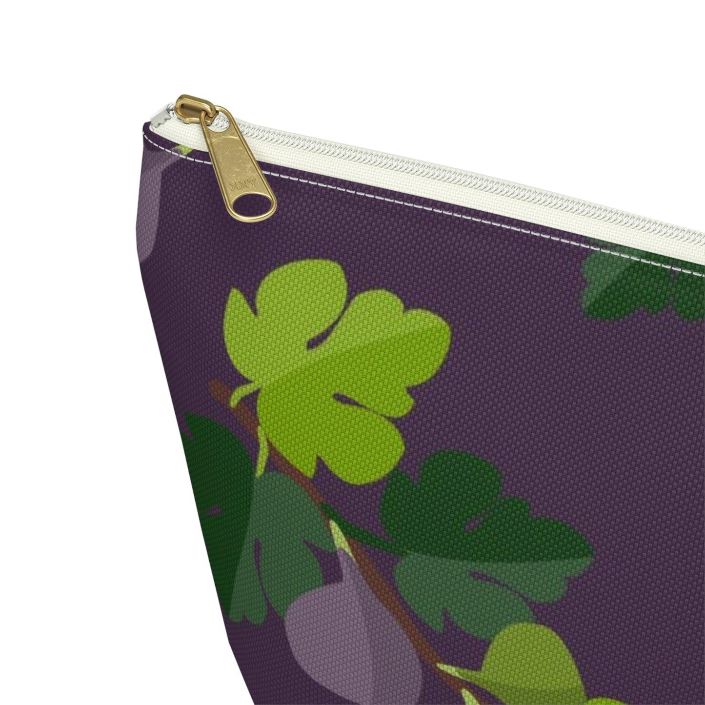 Big Bottom Zipper Pouch - Figs