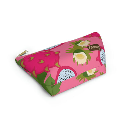 Big Bottom Zipper Pouch - Dragonfruit