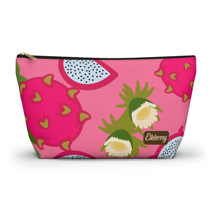 Big Bottom Zipper Pouch - Dragonfruit