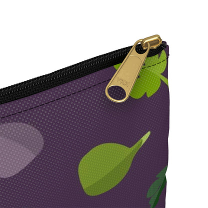 Flat Zipper Pouch - Figs