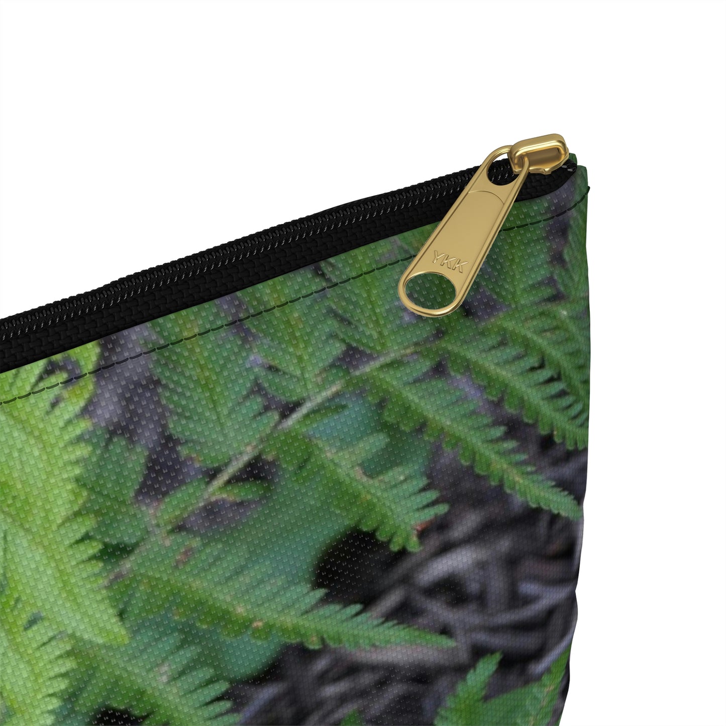 Flat Zipper Pouch - Ferns