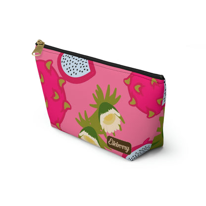 Big Bottom Zipper Pouch - Dragonfruit