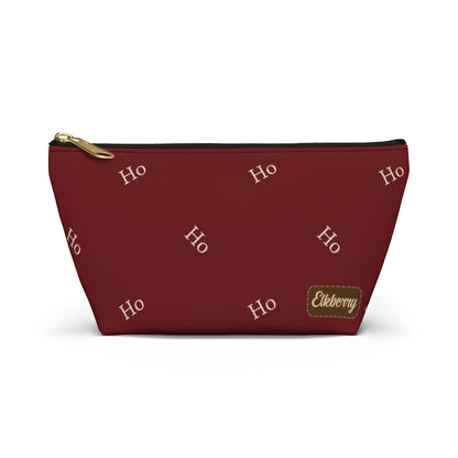 Big Bottom Zipper Pouch - Ho! Ho! Ho!