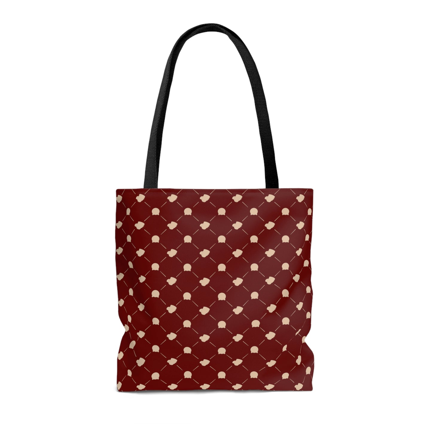 Lightweight Tote Bag - Cat & Dog in Berry