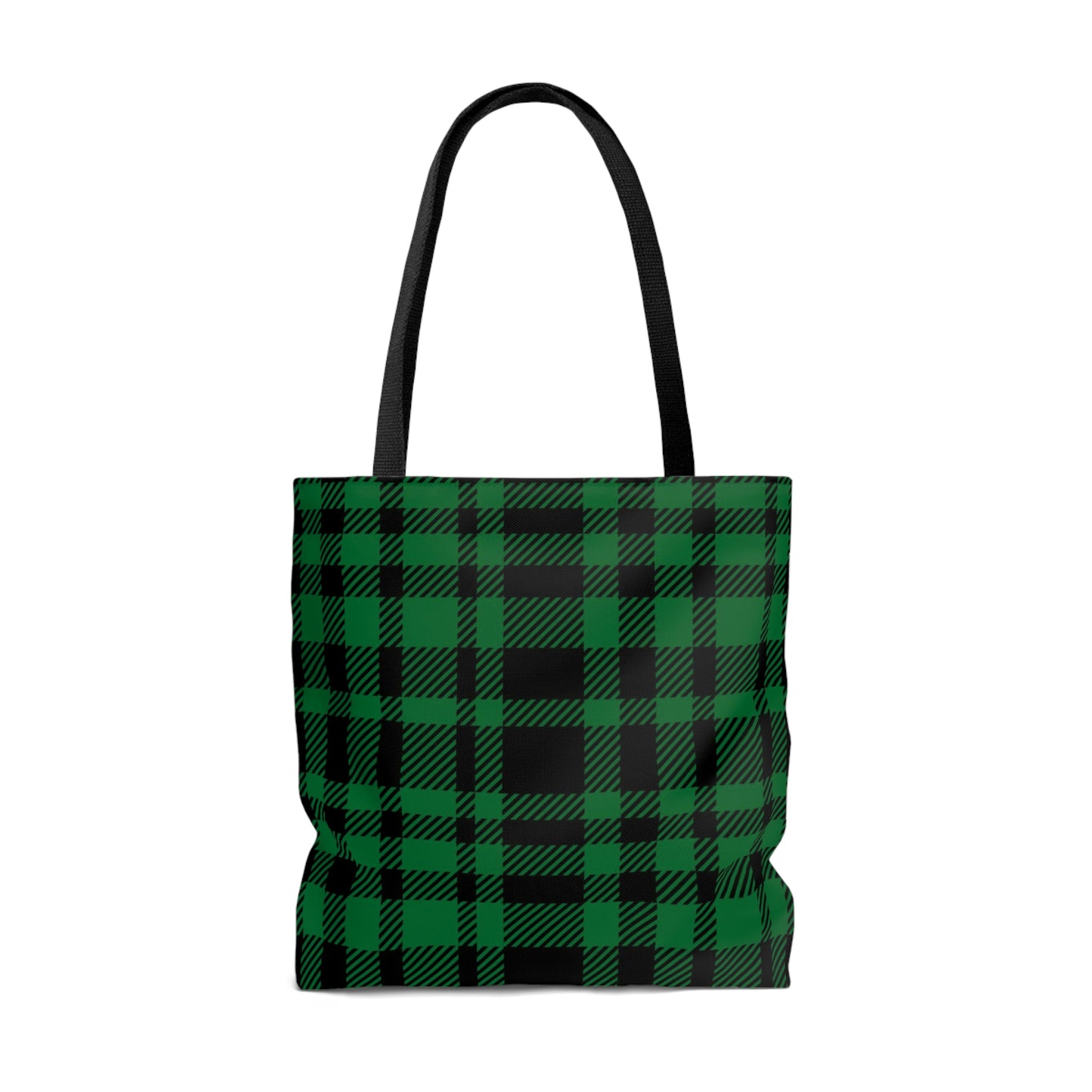 Lightweight Tote Bag - Green Buffalo Check, Green Plaid