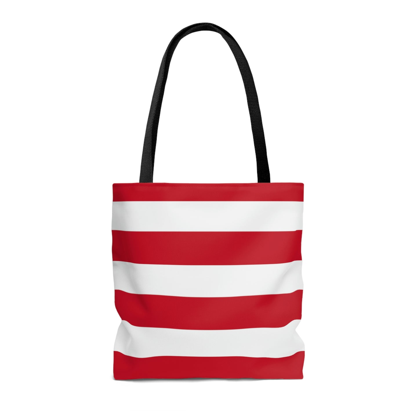 Lightweight Tote Bag - Red/White Stripes