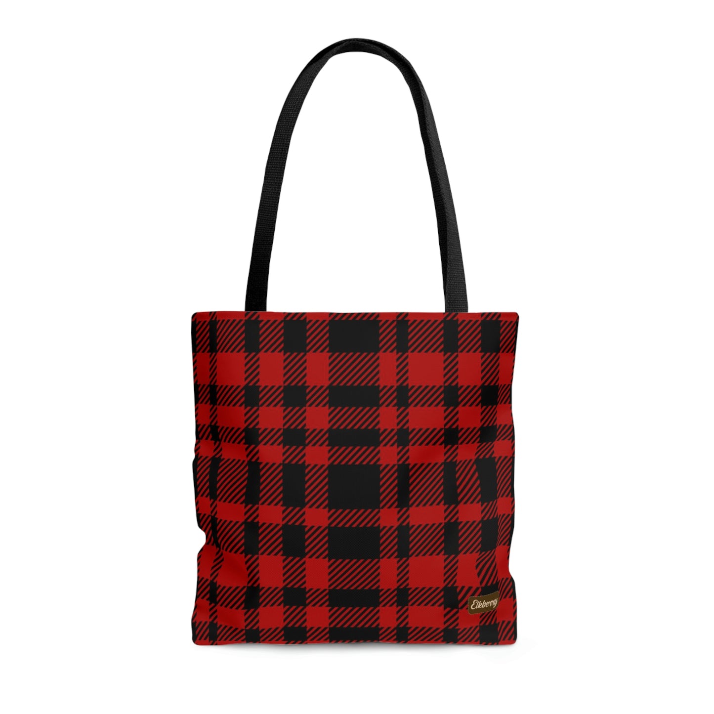 Lightweight Tote Bag - Red Buffalo Check, Red Plaid