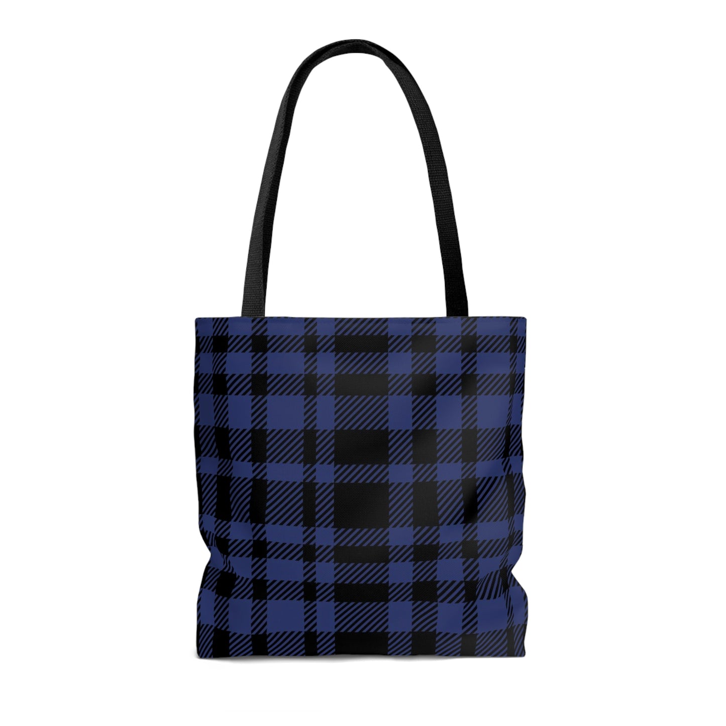 Lightweight Tote Bag - Blue Buffalo Check, Blue Plaid