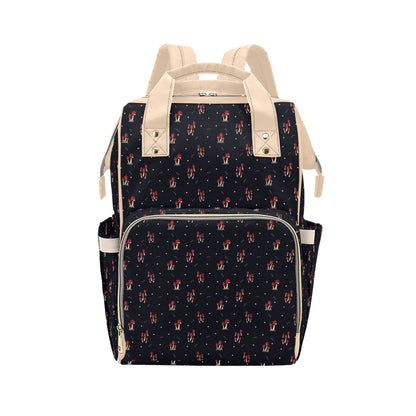 Mushroom Family - Cream Multi-Function Backpack