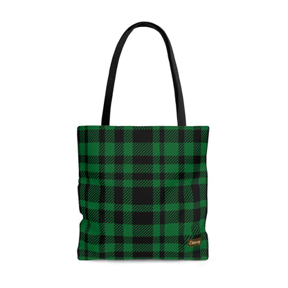 Lightweight Tote Bag - Green Buffalo Check, Green Plaid