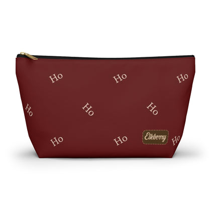 Big Bottom Zipper Pouch - Ho! Ho! Ho!