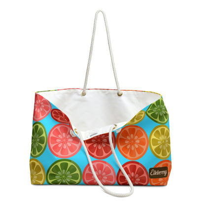 Weekender Tote Bag - Citrus Slices