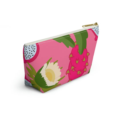 Big Bottom Zipper Pouch - Dragonfruit